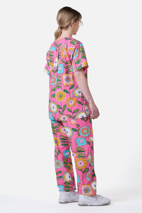 Gorman - Botanical Wallpaper Scrub Set - pink