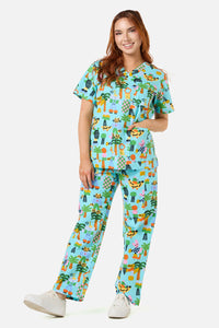 Gorman - Cool Friends Scrub Set - aqua