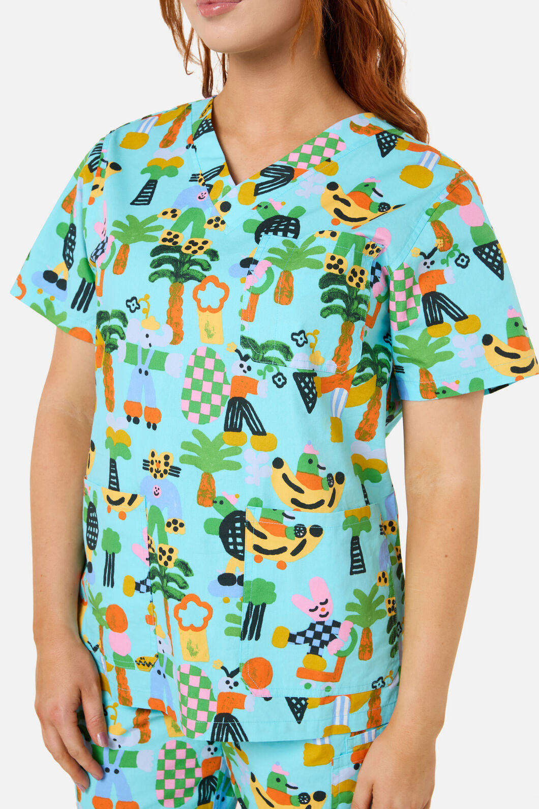 Gorman - Cool Friends Scrub Set - aqua