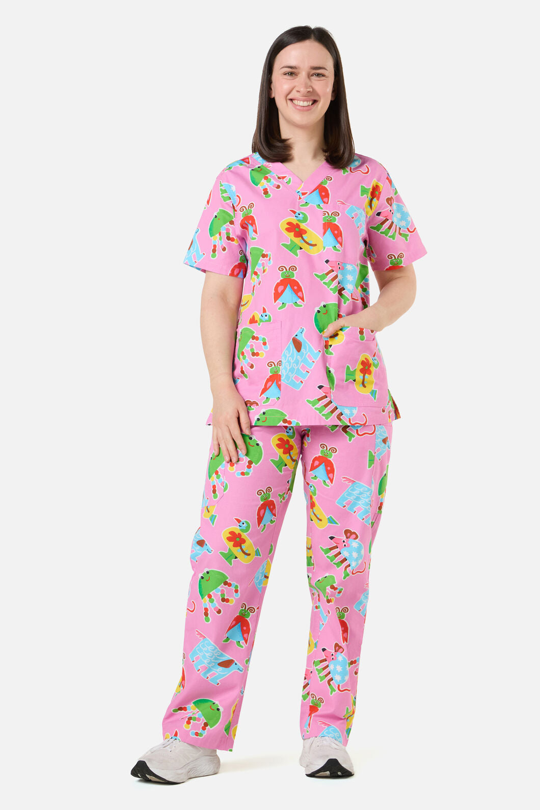 Gorman - Buggy Boo Scrub Set - pink