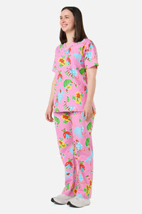 Gorman - Buggy Boo Scrub Set - pink
