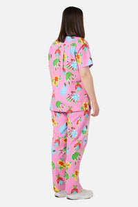 Gorman - Buggy Boo Scrub Set - pink