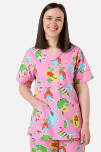 Gorman - Buggy Boo Scrub Set - pink