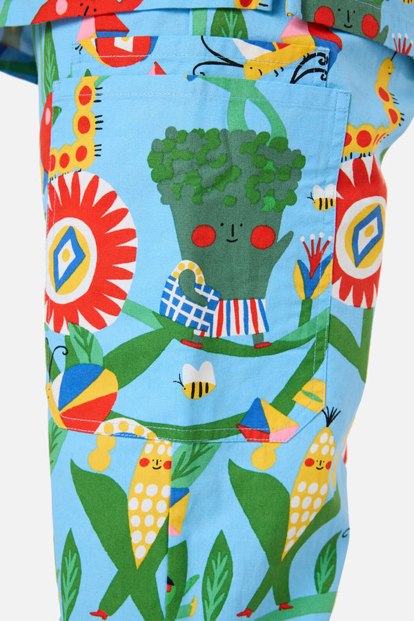 Gorman - Veggie Parade Scrub Set - blue