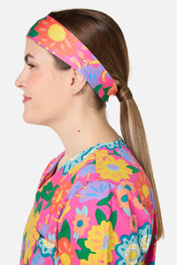 Gorman - Dream Garden Scrub Headband - pink