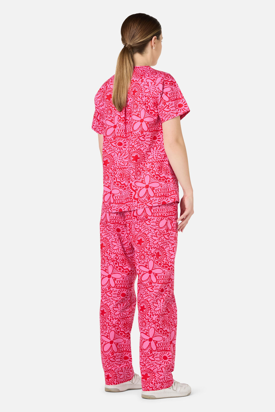 Gorman - Pink Daisy Mae Scrub Set - pink