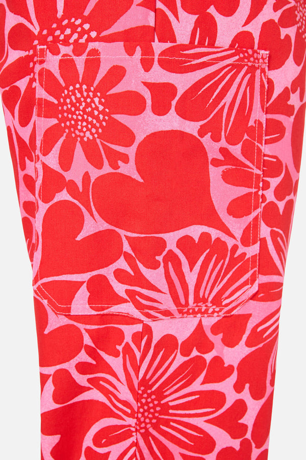 Gorman - Painted Love scrub set - red