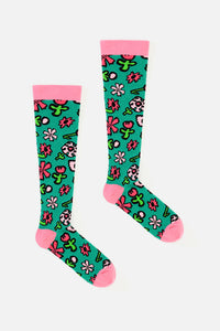 Gorman - Bloom Blossom Compression Socks - green