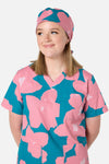 Gorman - Green Poppy scrub hat - green