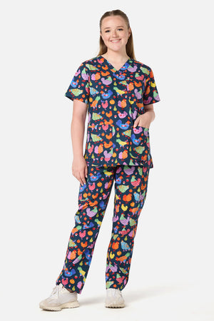 Gorman - Hen Hen scrub set - navy
