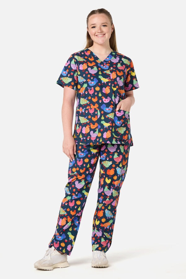 Gorman - Hen Hen scrub set - navy