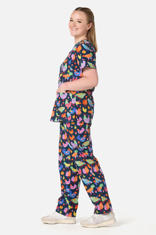 Gorman - Hen Hen scrub set - navy