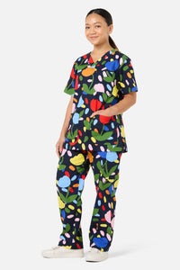 Gorman - Confetti Tulip Scub Set - navy