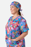 Gorman - Kimono Collage Scrub Hat - multi