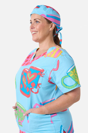 Gorman - Tea Break Scrub Hat - blue