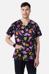Gorman - Deep Dive Top & Pant Scrub Set - black