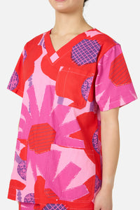 Gorman - Riso Floral Scrub Set - pink