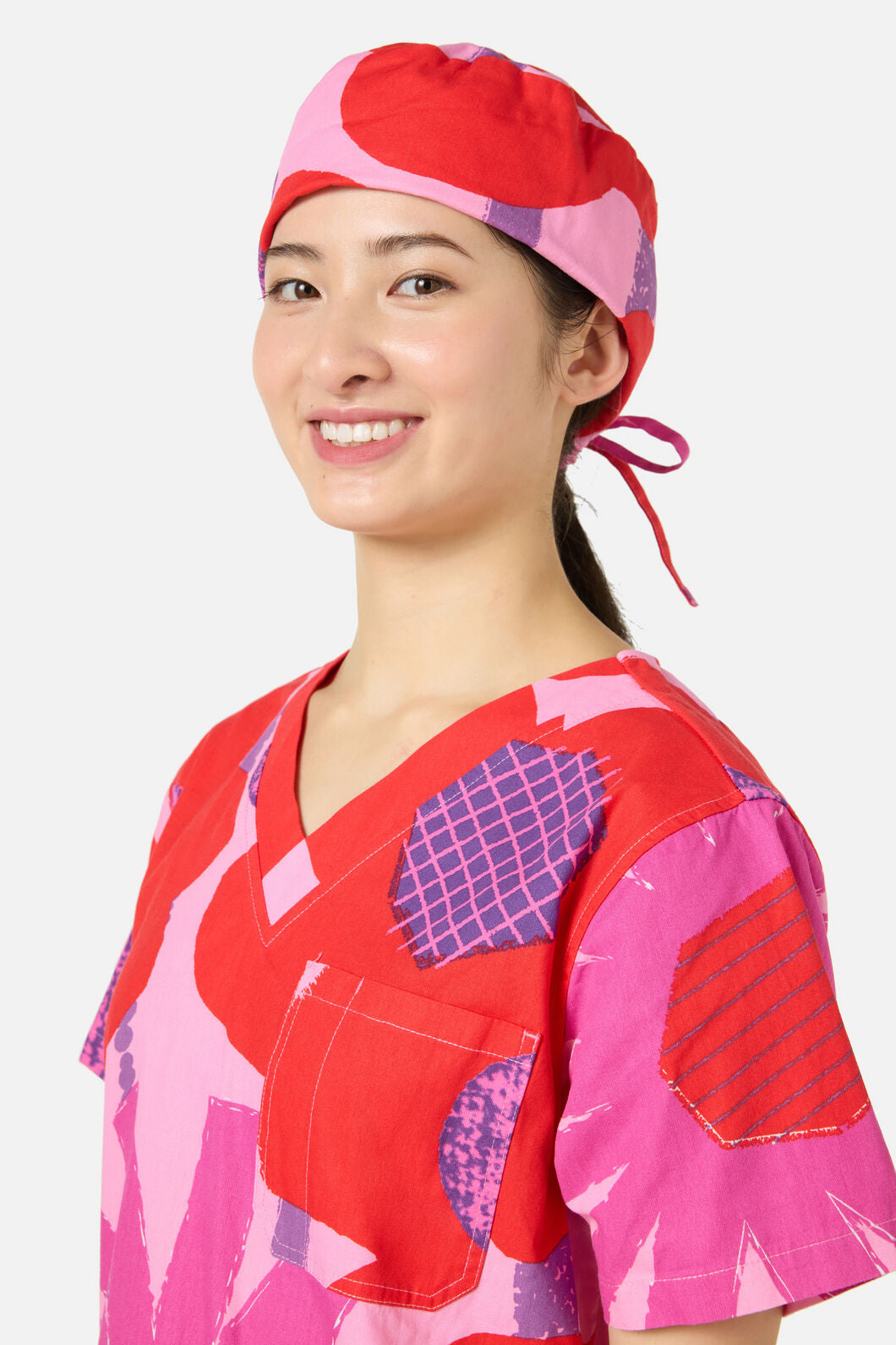 Gorman - Riso Floral Scrub Hat - pink
