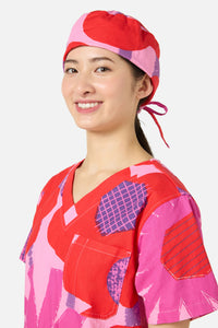 Gorman - Riso Floral Scrub Hat - pink