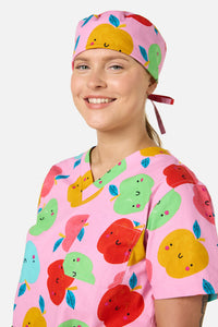 Gorman - She's Apples Scrub Hat - pink
