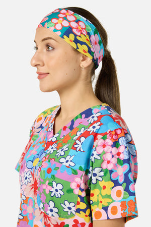Gorman - Floral Field Scrub Headband - multi