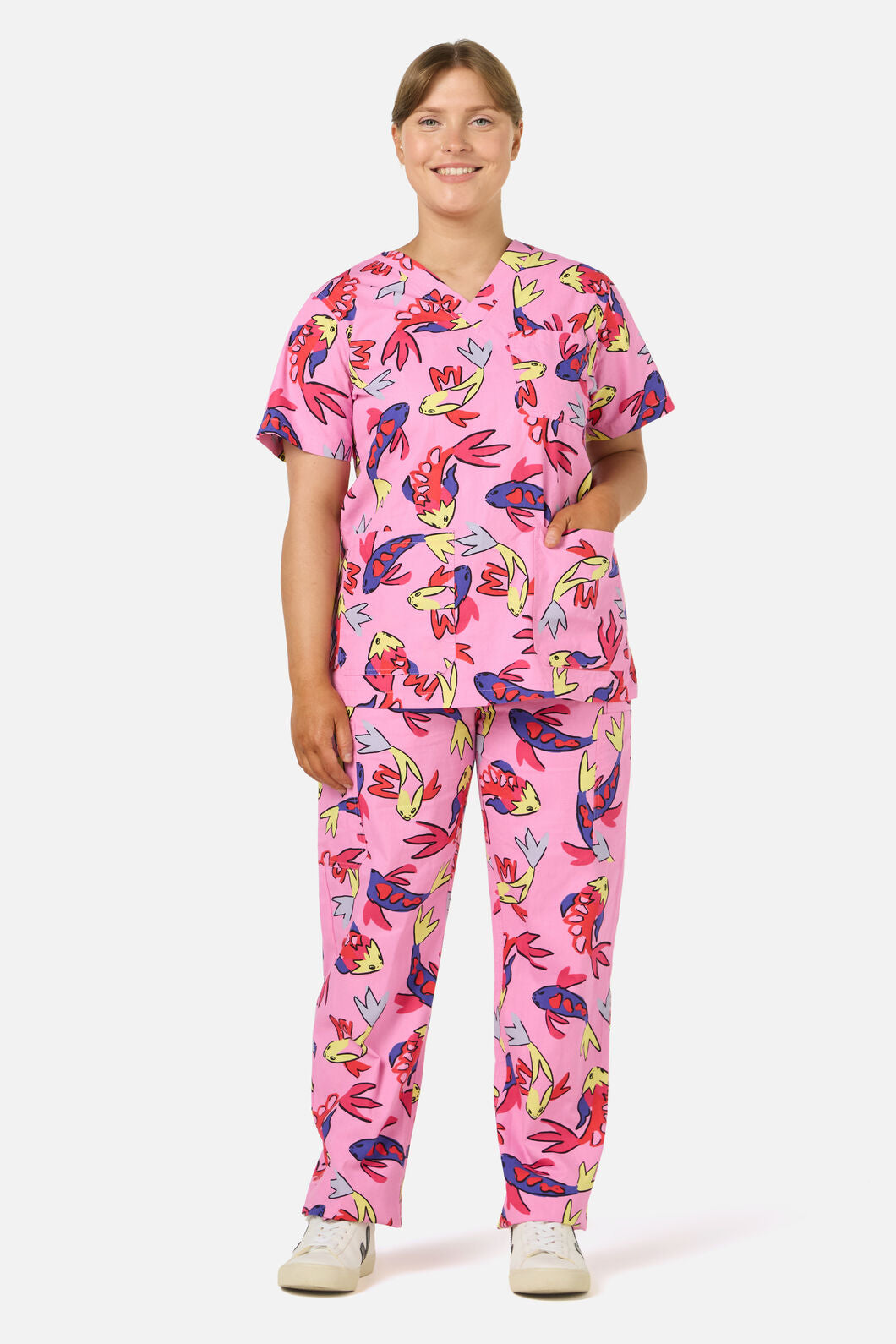 Gorman - Koi Pond Scrub Set - pink