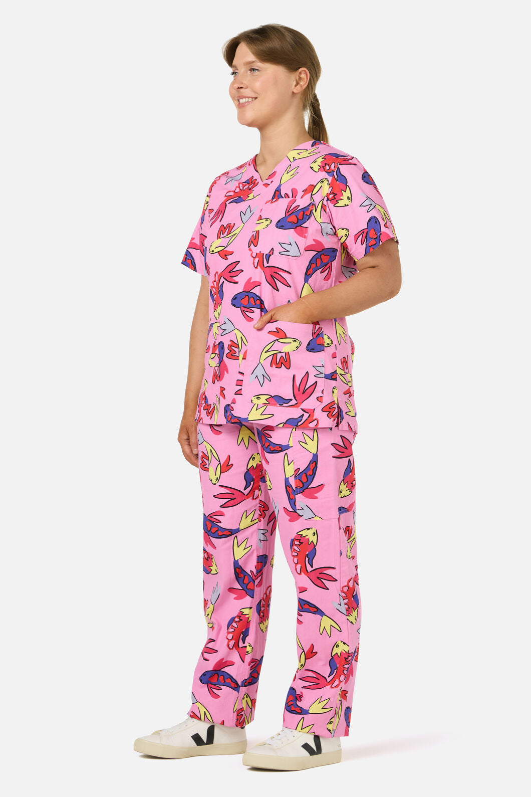 Gorman - Koi Pond Scrub Set - pink