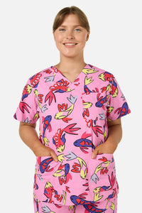 Gorman - Koi Pond Scrub Set - pink