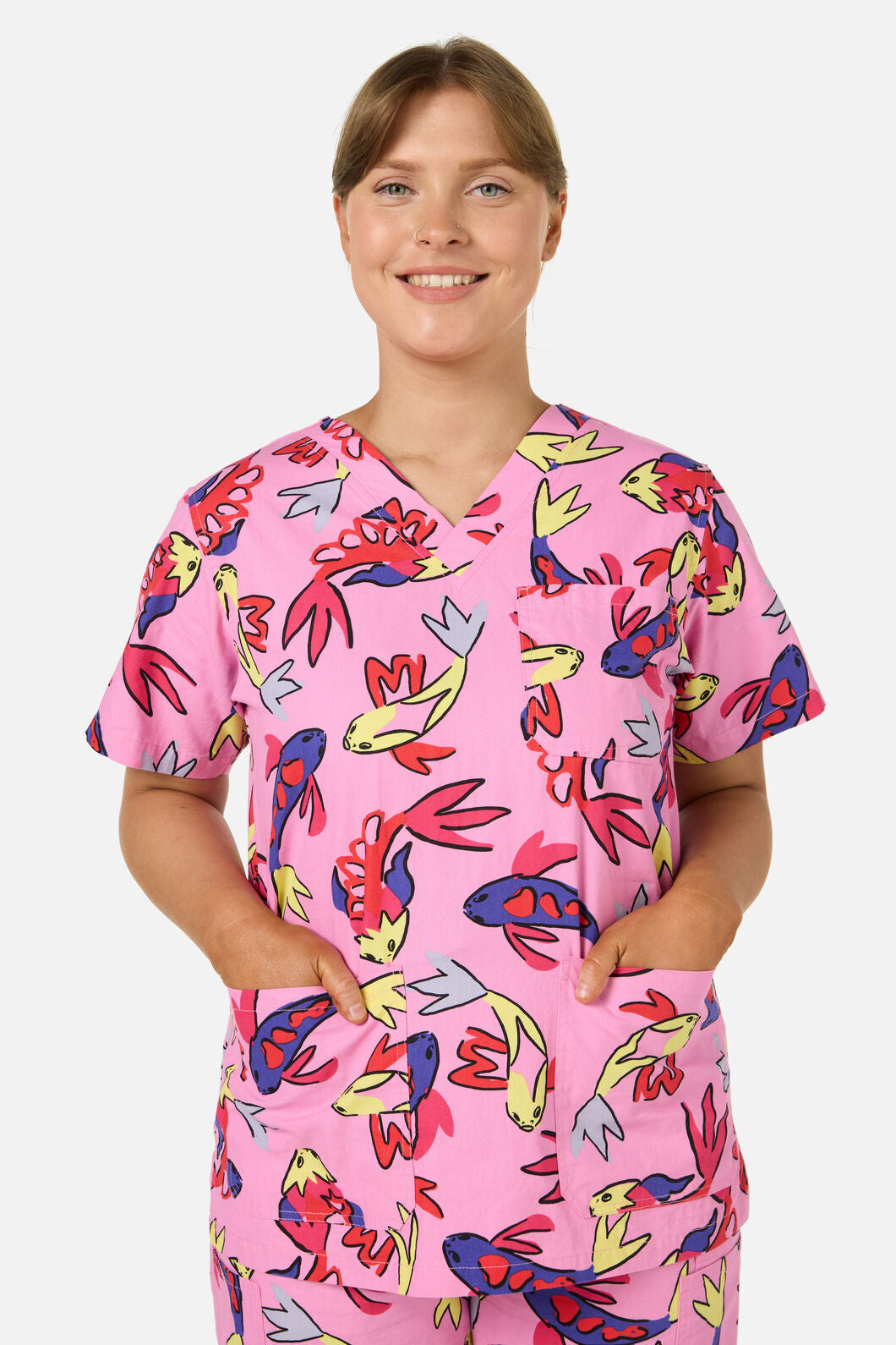 Gorman - Koi Pond Scrub Set - pink