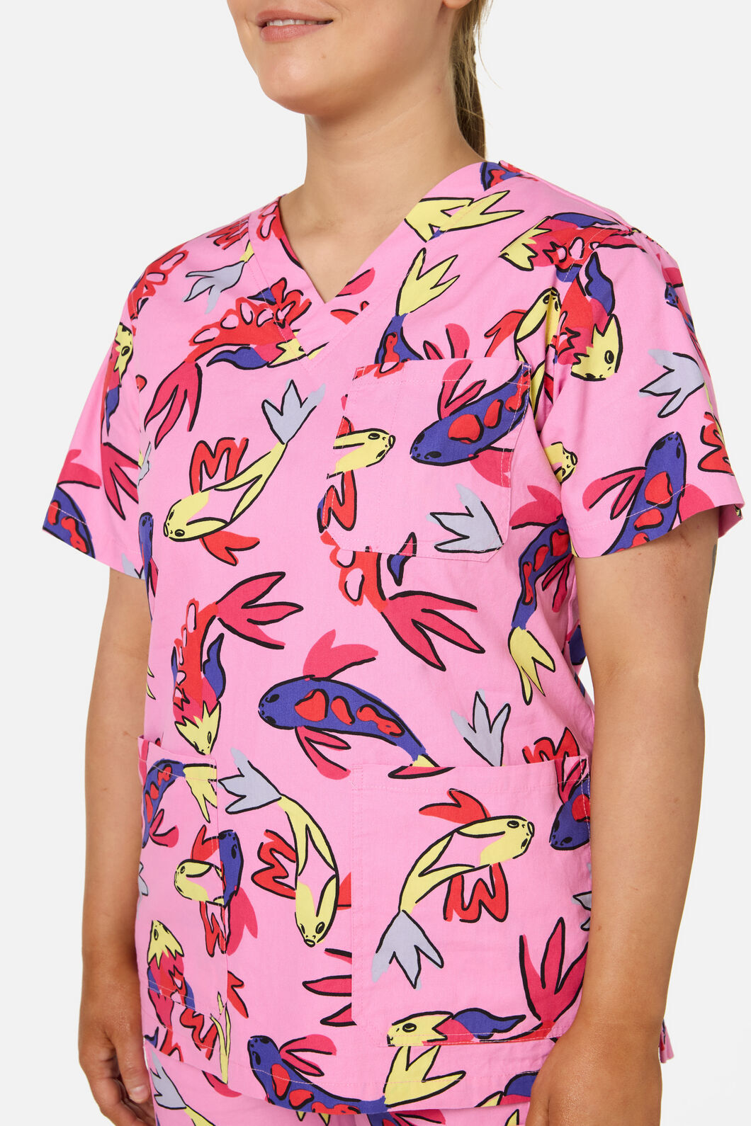 Gorman - Koi Pond Scrub Set - pink