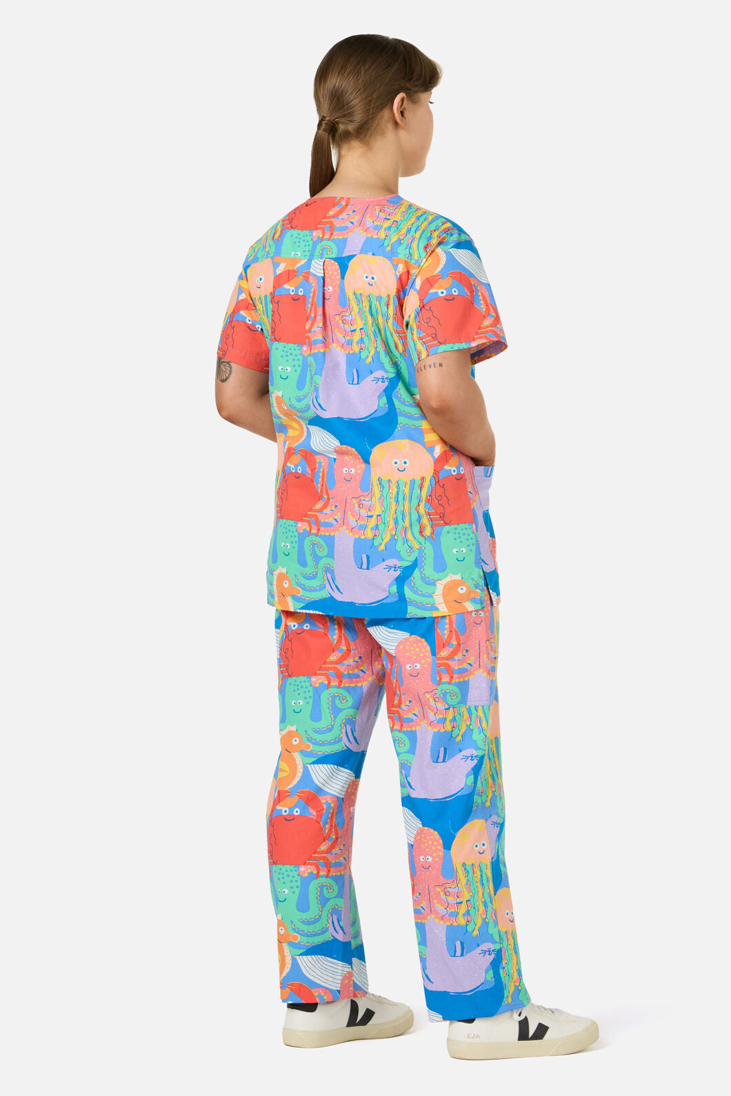 Gorman - Sea Creatures scrub set - blue