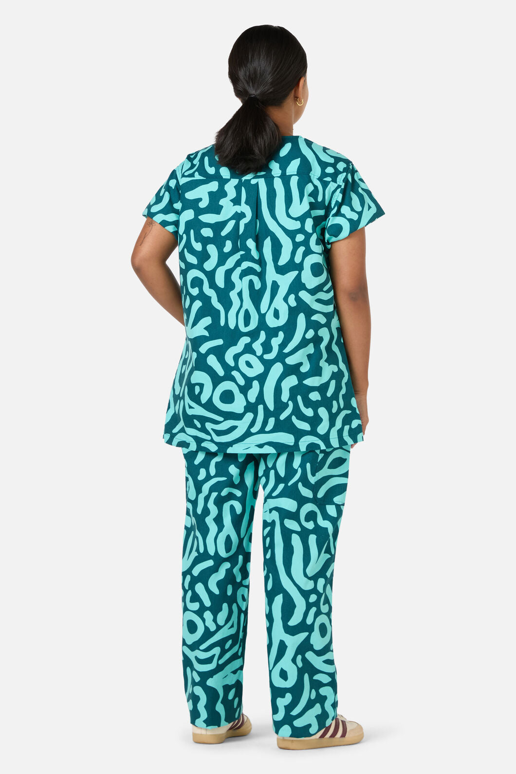 Gorman - Green Ripple Scrub Set - green