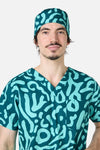 Gorman - Green Ripple Scrub Hat - green