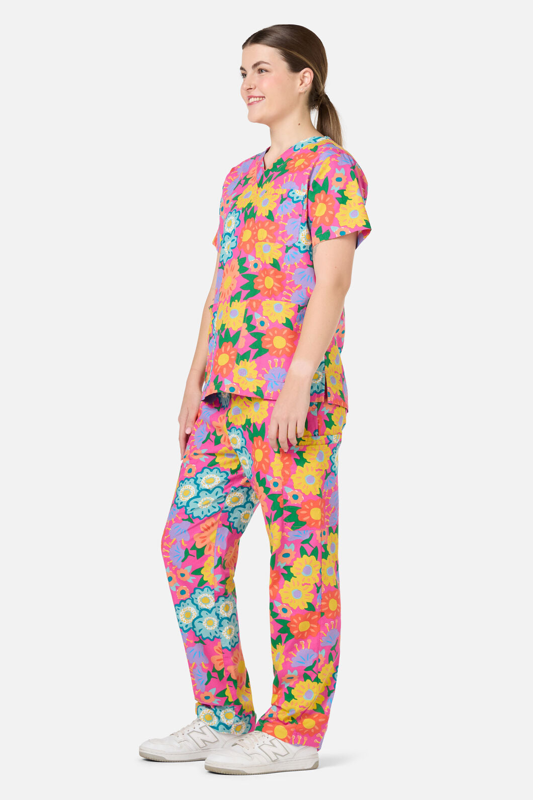 Gorman - Dream Garden Scrub Set - pink