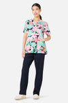 Gorman - Magic Floral Top & Pant Scrubs - navy
