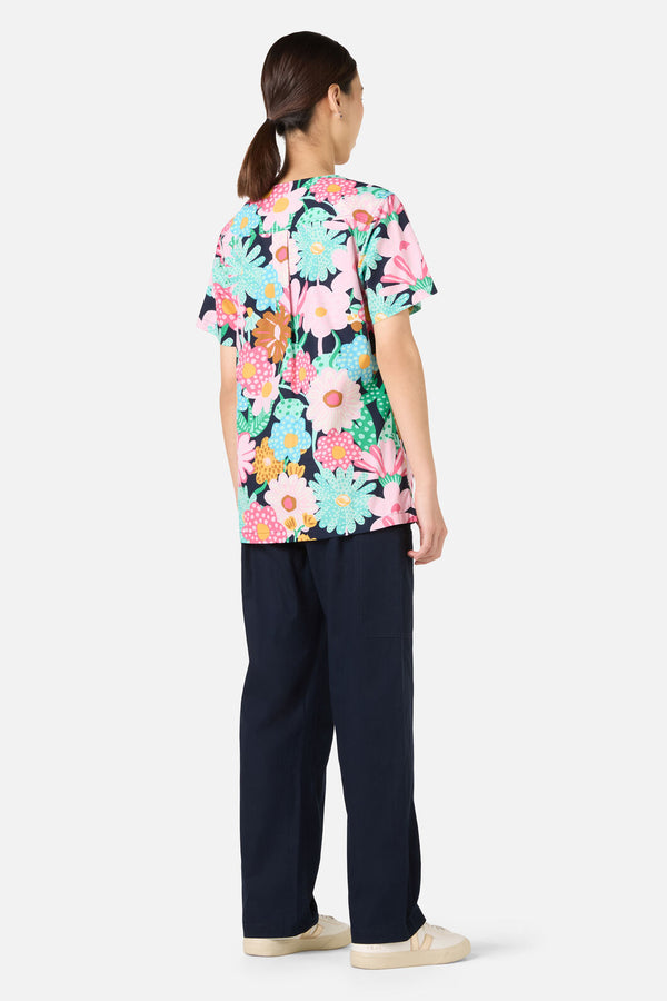 Gorman - Magic Floral Top & Pant Scrubs - navy