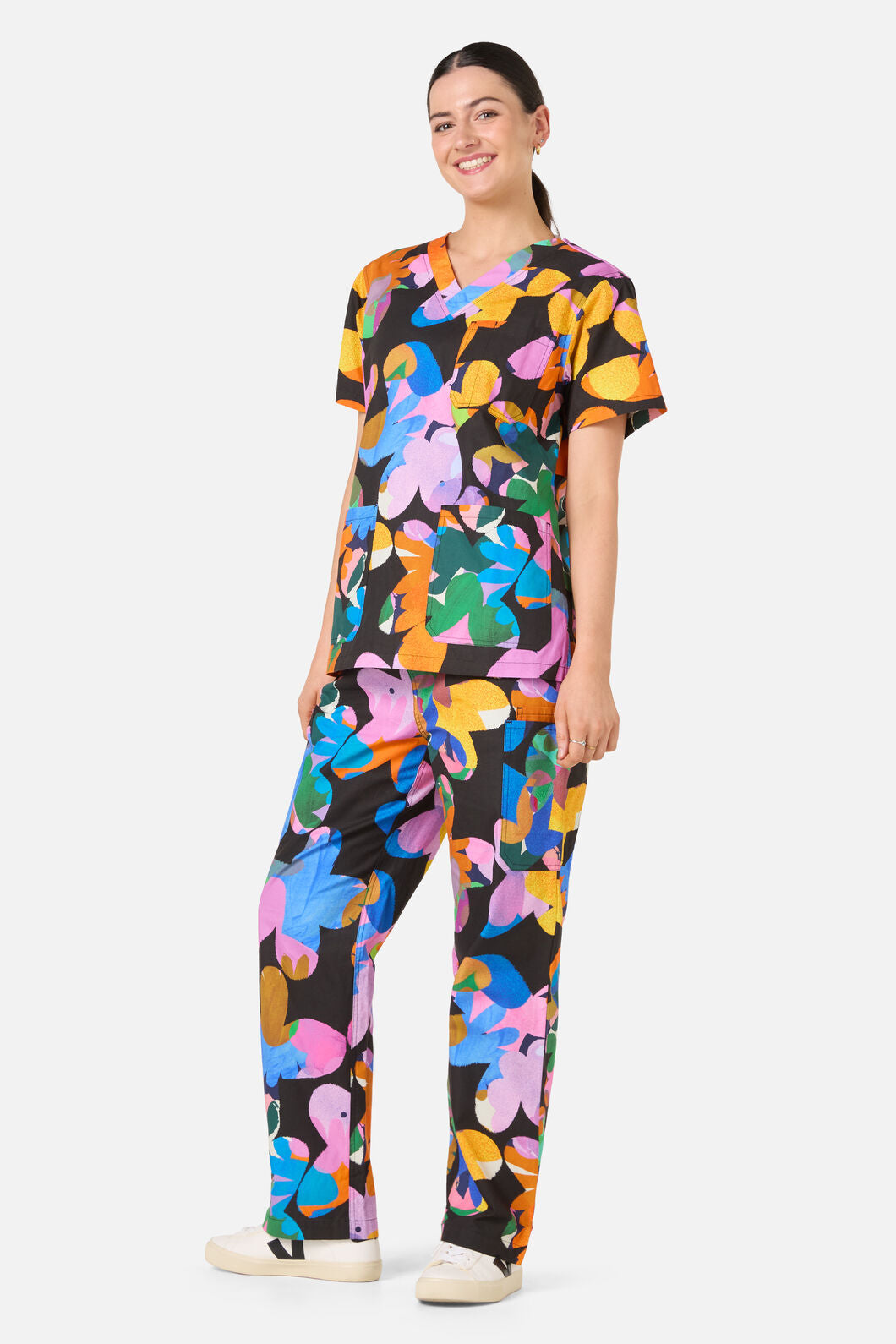 Gorman - Abstract Floral Scrub Set - multi