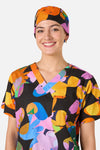 Gorman - Abstract Floral Scrub Hat - multi