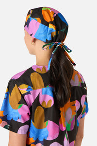 Gorman - Abstract Floral Scrub Hat - multi