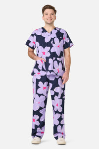 Gorman - Poppy Blue Scrub Set - navy