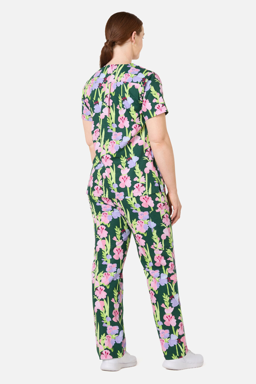 Gorman - Gladioli Scrub Set - green