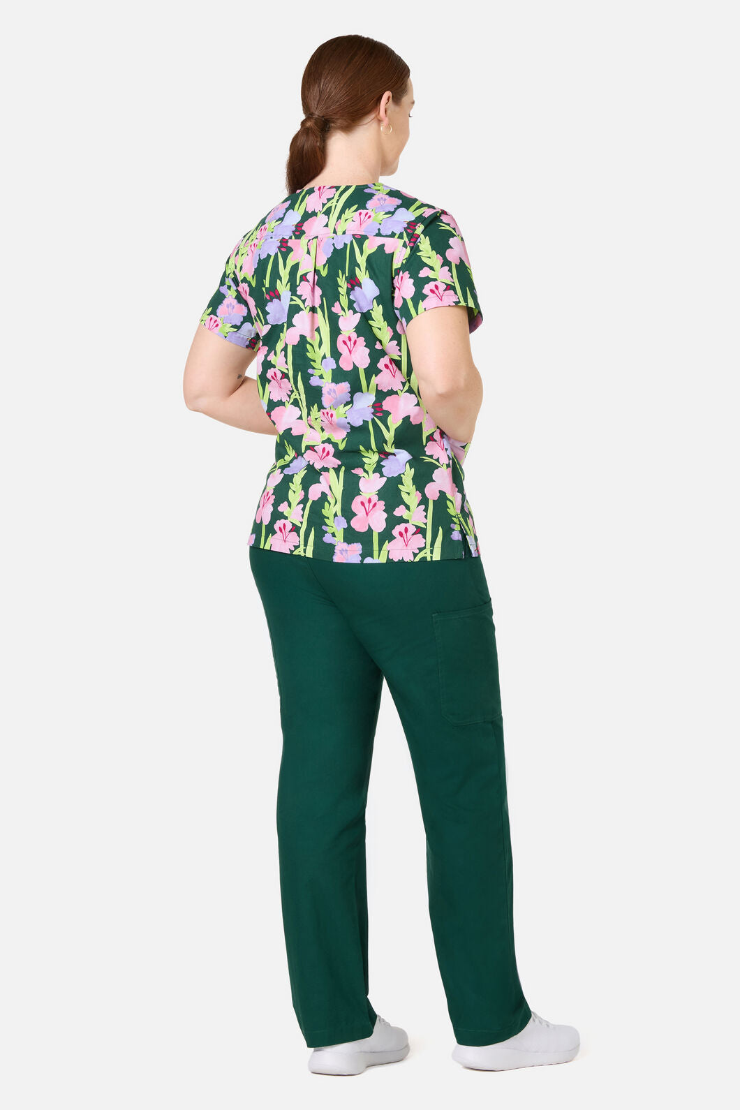 Gorman - Gladioli Top & Pant Scrub Set - green