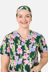 Gorman - Gladioli Scrub Headband - green