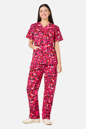 Gorman - Changing Spots Scrub Set - pink
