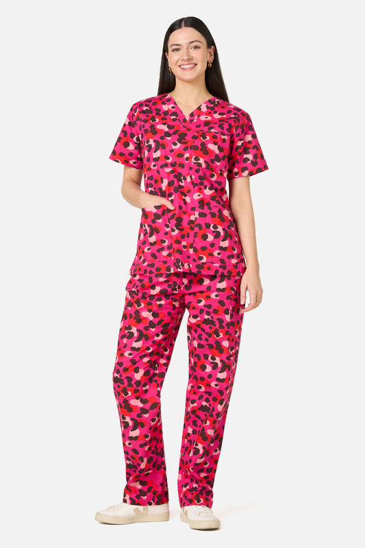 Gorman - Changing Spots Scrub Set - pink