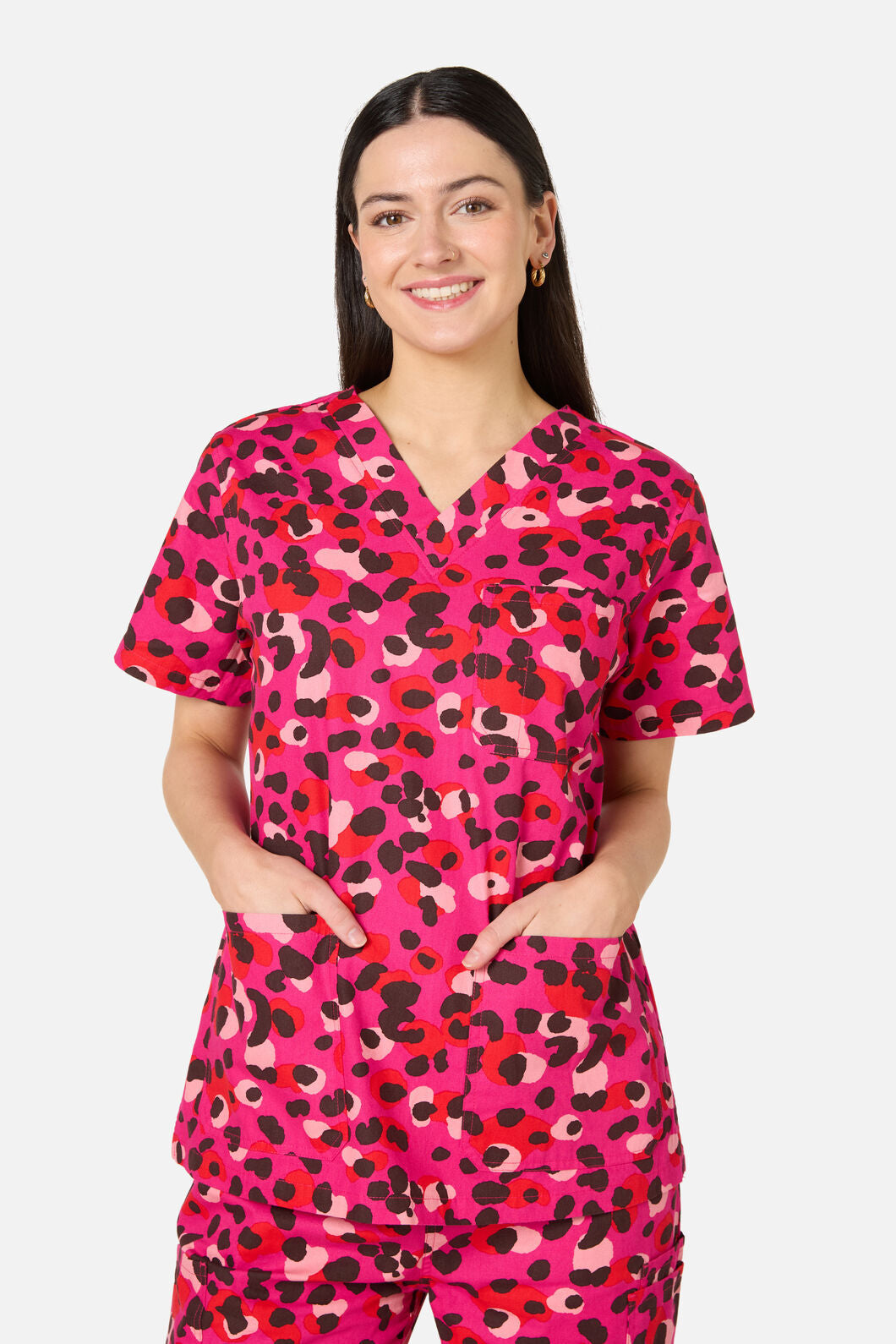 Gorman - Changing Spots Scrub Set - pink