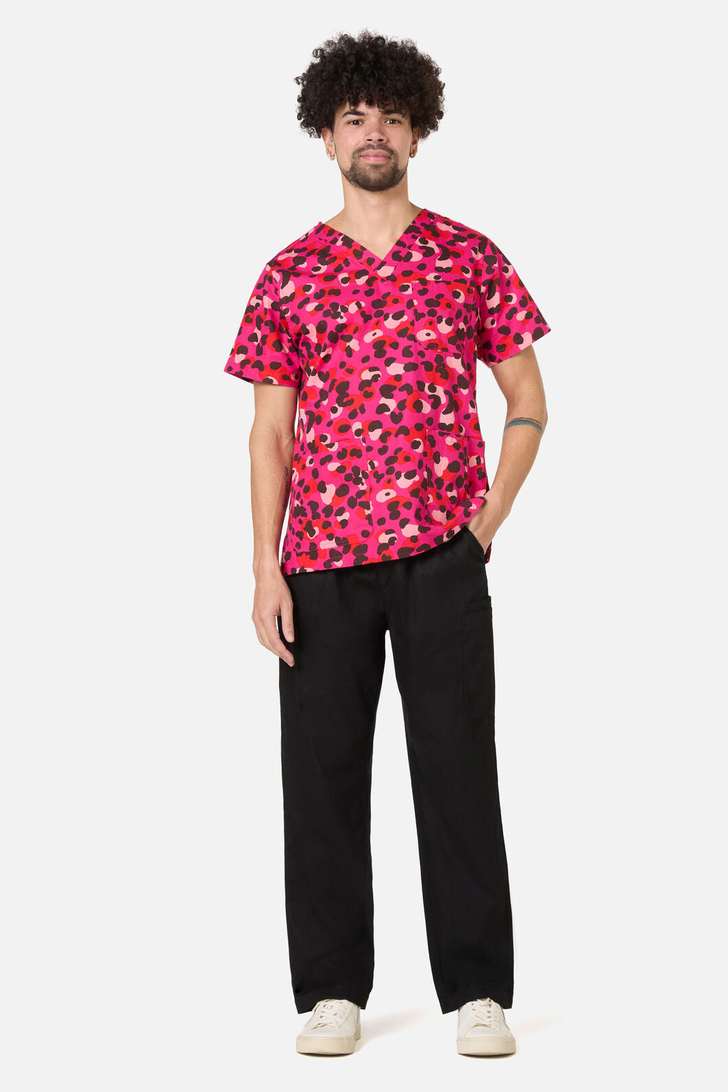 Gorman - Changing Spots Top & Pant Scrub - black