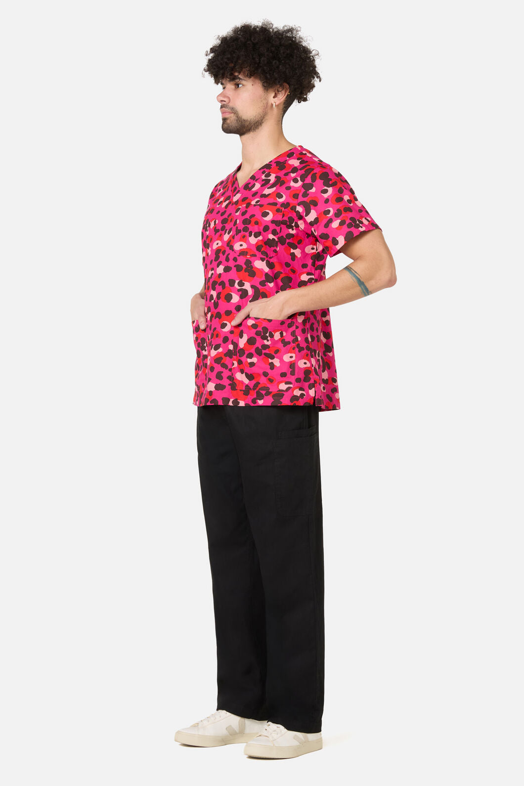 Gorman - Changing Spots Top & Pant Scrub - black