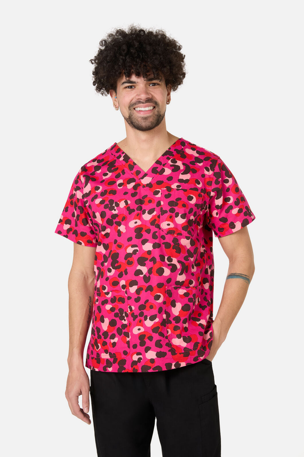 Gorman - Changing Spots Top & Pant Scrub - black