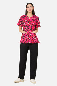 Gorman - Changing Spots Top & Pant Scrub - black